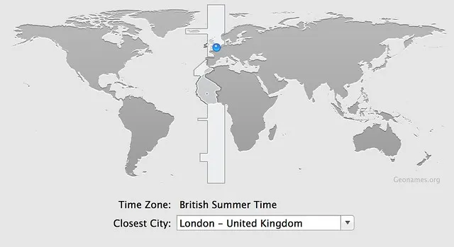 Setting timezone to London/British Summer Time in macos