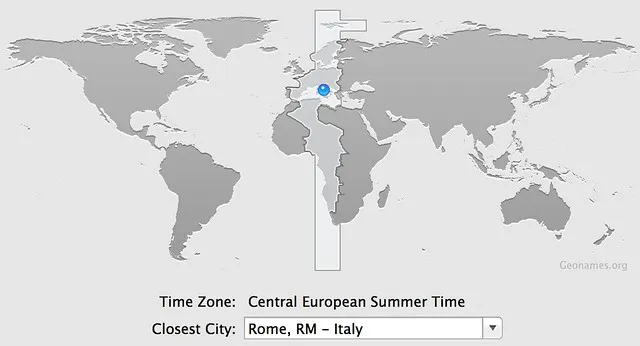 Setting timezone to Rome/Central European Summer Time in macos